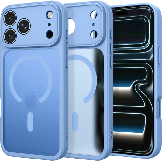 MagSafe-kuori Apple iPhone 18 Pro / 17 Pro:lle, Tech-Protect, BasicMag, Matta Sininen