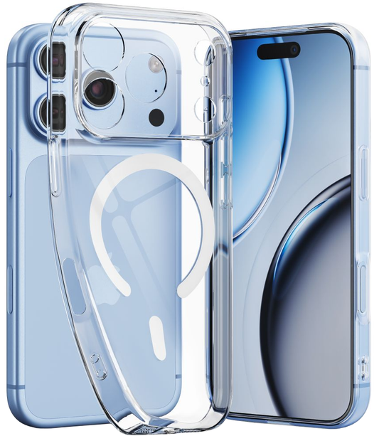 MagSafe-kuori Apple iPhone 18 Pro / 17 Pro:lle, Tech-Protect, Flexair, Läpinäkyvä