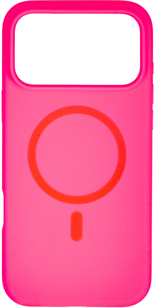 MagSafe-kuori Apple iPhone 18 Pro / 17 Pro:lle, OEM, nestemäinen silikoni, punainen