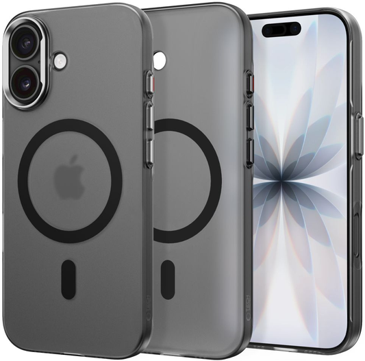 MagSafe-kuori Apple iPhone 17:lle, Tech-Protect, MagZero, Matta Musta