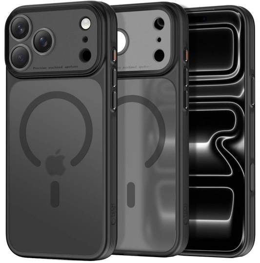 MagSafe-kuori Apple iPhone 18 Pro Max / 17 Pro Max, Tech-Protect, MagPrime CC, Matta Musta