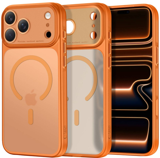 MagSafe-kuori Apple iPhone 18 Pro Max / 17 Pro Max, Tech-Protect, MagPrime CC, Matta Oranssi