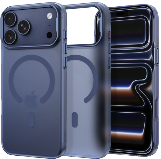 MagSafe-kuori Apple iPhone 18 Pro Max / 17 Pro Max, Tech-Protect, MagZero, Matta Laivastonsininen