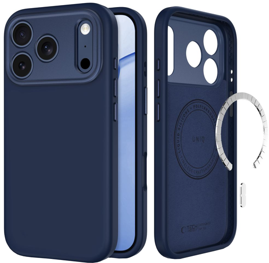 MagSafe-kuori Apple iPhone 18 Pro Max / 17 Pro Max, Tech-Protect, Uniq CC, Laivastonsininen