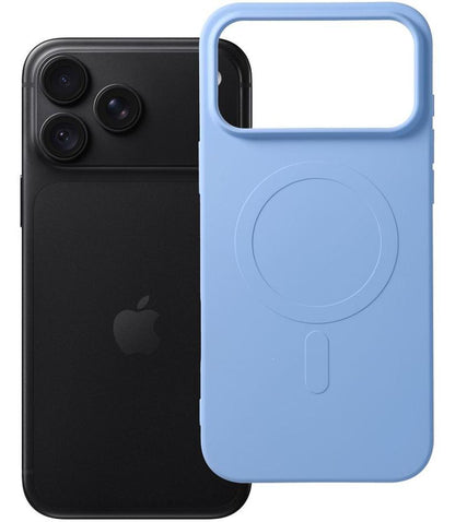 MagSafe-kuori Apple iPhone 18 Pro Max / 17 Pro Max -puhelimelle, OEM, Silicone Mag (Big Hole), vaaleansininen