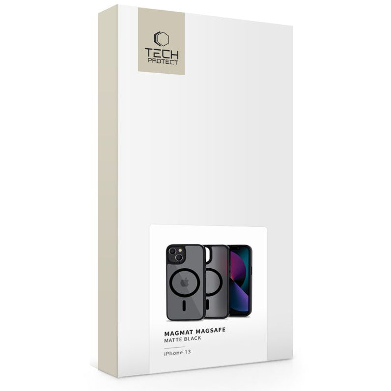 MagSafe-kotelo Apple iPhone 13:lle, Tech-Protect, Magmat, Musta