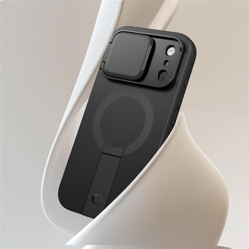 MagSafe-kotelo Apple iPhone 17 Pro Maxille, Tech-Protect, Kevlar Aura, Musta