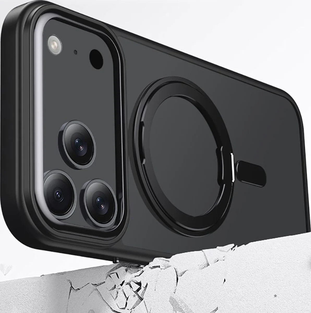 MagSafe-kotelo Apple iPhone 17 Pro Maxille, Tech-Protect, MagRing, Musta