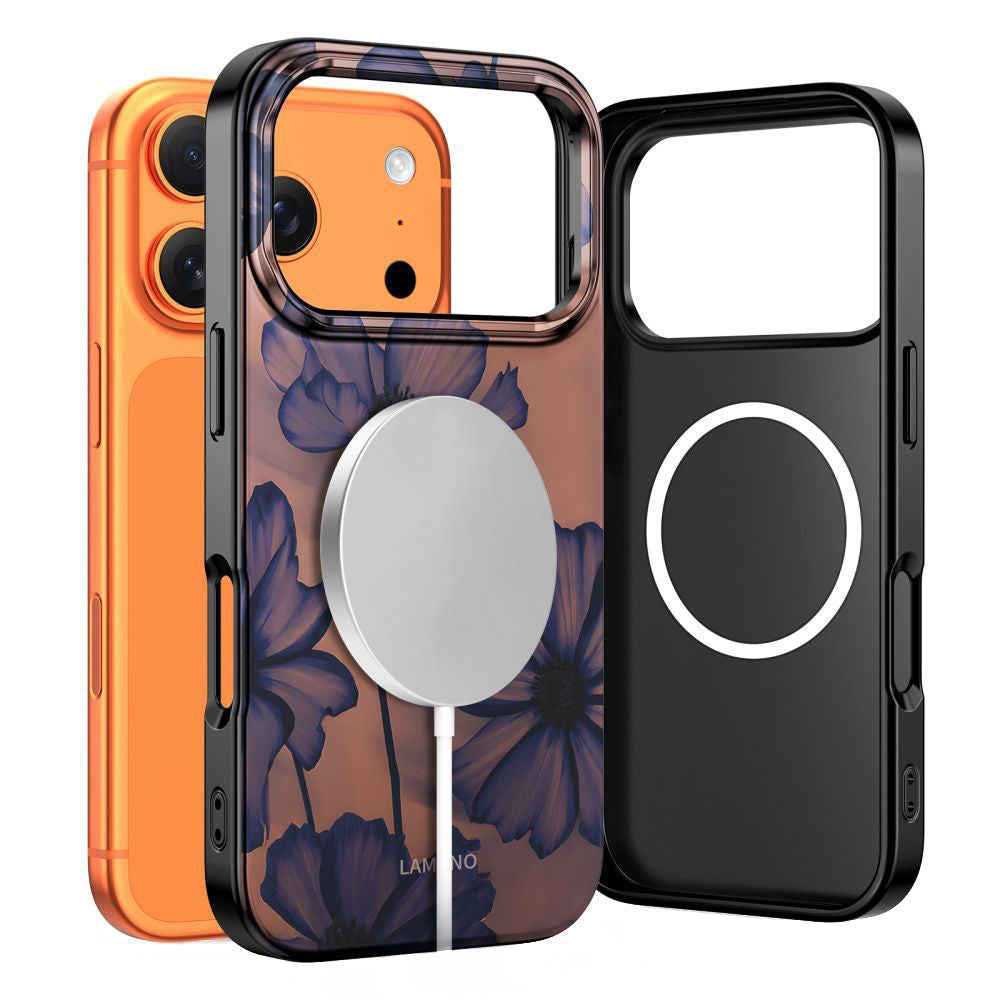 MagSafe-kotelo Apple iPhone 17 Pro Maxille, Tech-Protect, Lamano Velvet Night, Musta