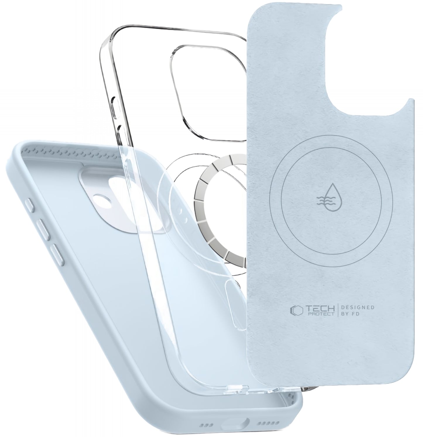 MagSafe-kotelo Apple iPhone 17:lle, Tech-Protect, Uniq, Sininen