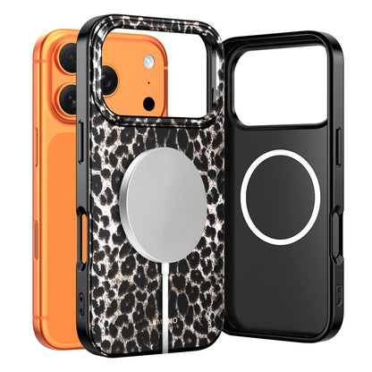MagSafe-kotelo Apple iPhone 17 Prolle, Tech-Protect, Lamano Leopard, Musta