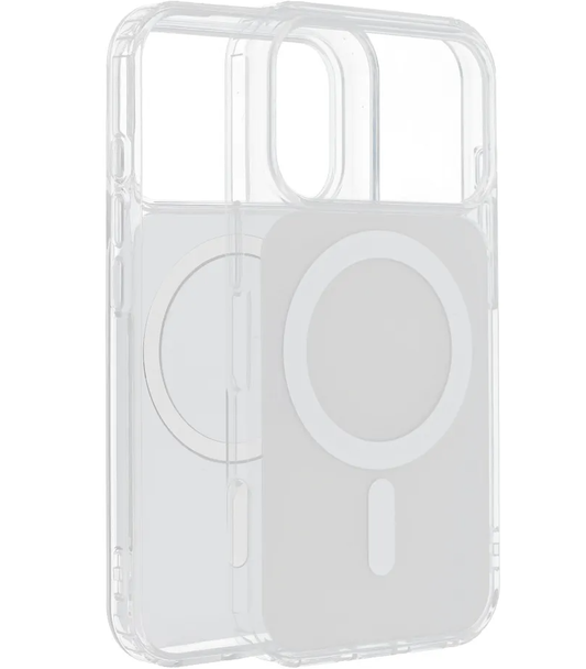 MagSafe-kuori Apple iPhone 17e / 16e:lle, OEM, Clear Fusion Mag Cover, Valkoinen
