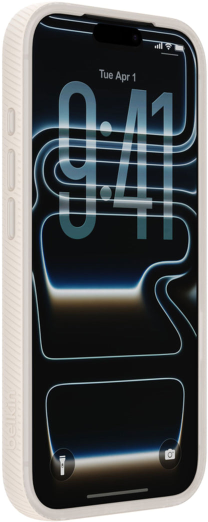 MagSafe-kuori Apple iPhone 17 Pro:lle, Belkin, SheerForce Grip, Beige MSA035hqSA