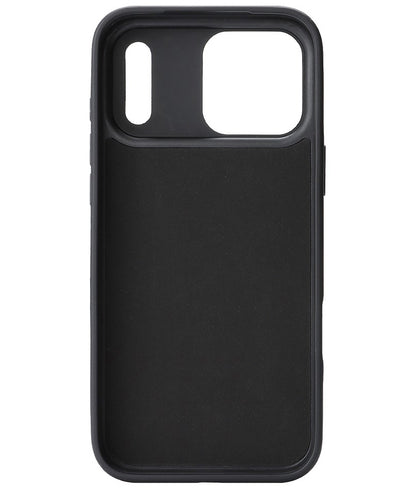 MagSafe-kuori Apple iPhone 17 Pro:lle, OEM, hiilikuituinen metallirengas, musta