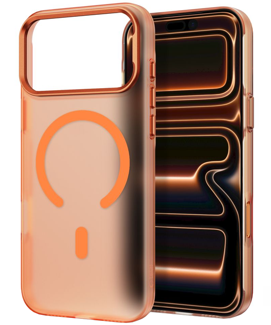 MagSafe-kuori Apple iPhone 18 Pro Max / 17 Pro Max, Tech-Protect, MagZero, Matta Oranssi