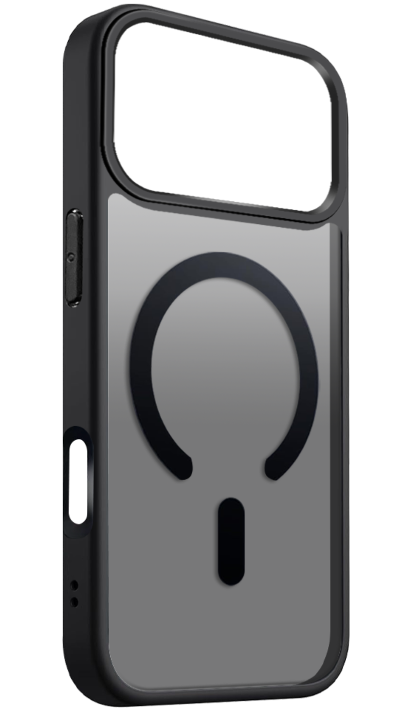 MagSafe-kuori Apple iPhone 18 Pro / 17 Pro:lle, Etteri, Matt Mag, Musta