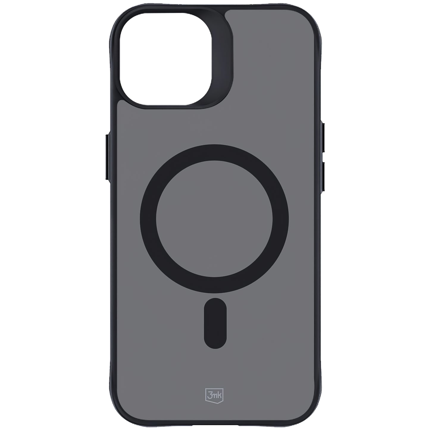 MagSafe-kuori Apple iPhone 15:lle, 3MK, Smoke MagCase, Musta