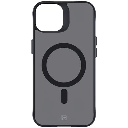 MagSafe-kuori Apple iPhone 15:lle, 3MK, Smoke MagCase, Musta