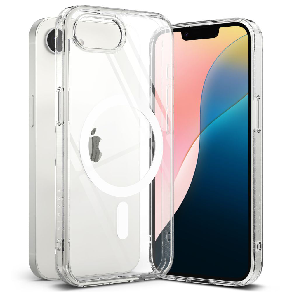 MagSafe-kotelo Apple iPhone 16e:lle, Ringke, Fusion, Läpinäkyvä