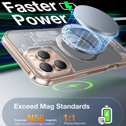 MagSafe-kotelo Apple iPhone 16 Pro Maxille, Torras, Pstand, Läpinäkyvä