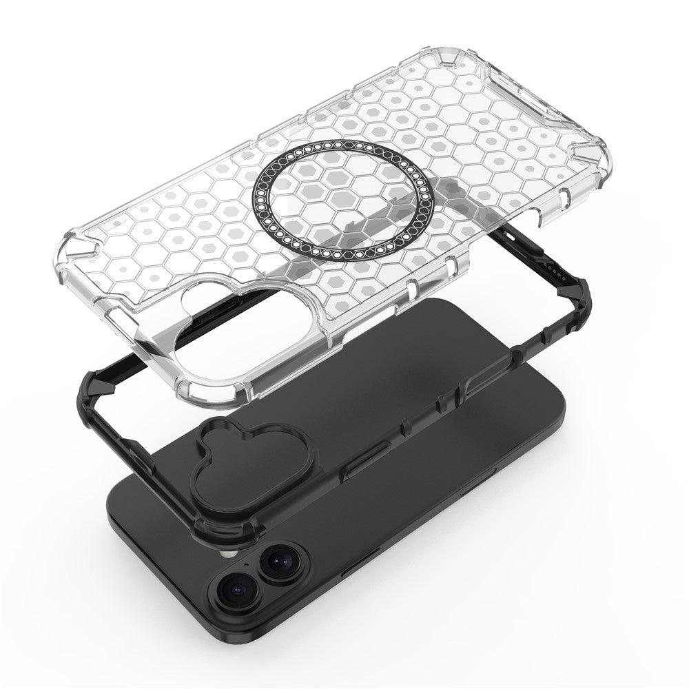 MagSafe-kuori Apple iPhone 16:lle, Techsuit, HoneyComb Shield, Sininen