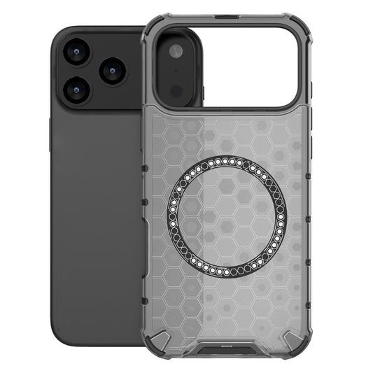 MagSafe-kotelo Apple iPhone 17 Pro Maxille, Techsuit, HoneyComb Shield, Musta