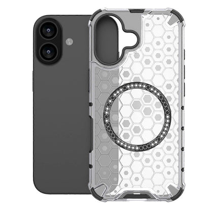 MagSafe-kotelo Apple iPhone 17:lle, Techsuit, HoneyComb Shield, Valkoinen