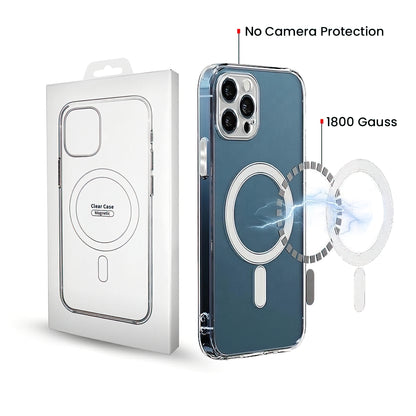 MagSafe-kotelo Apple iPhone 17:lle, OEM, Kirkas, Läpinäkyvä