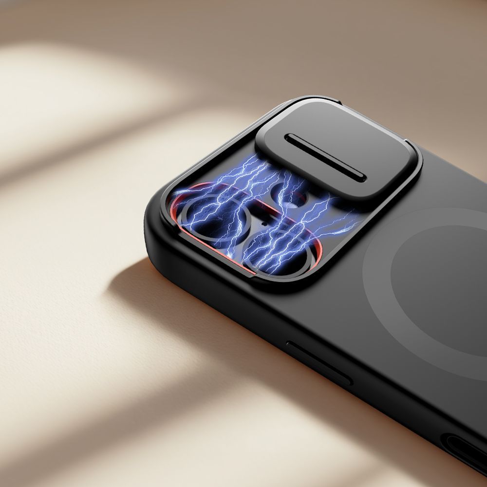MagSafe-kotelo Apple iPhone 17:lle, Tech-Protect, Kevlar Aura, Musta