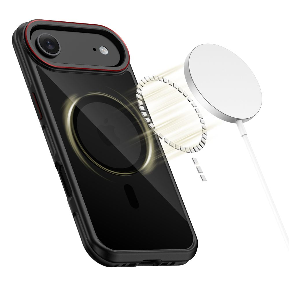 MagSafe-kotelo Apple iPhone 17 Airille, Tech-Protect, Maghybrid, Musta