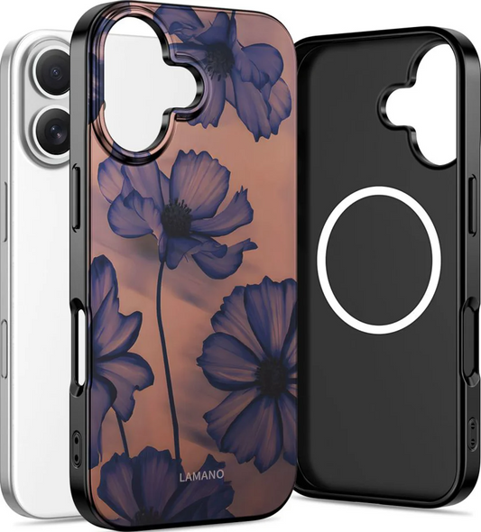 MagSafe-kotelo Apple iPhone 17:lle, Tech-Protect, Lamano Velvet Night, Musta