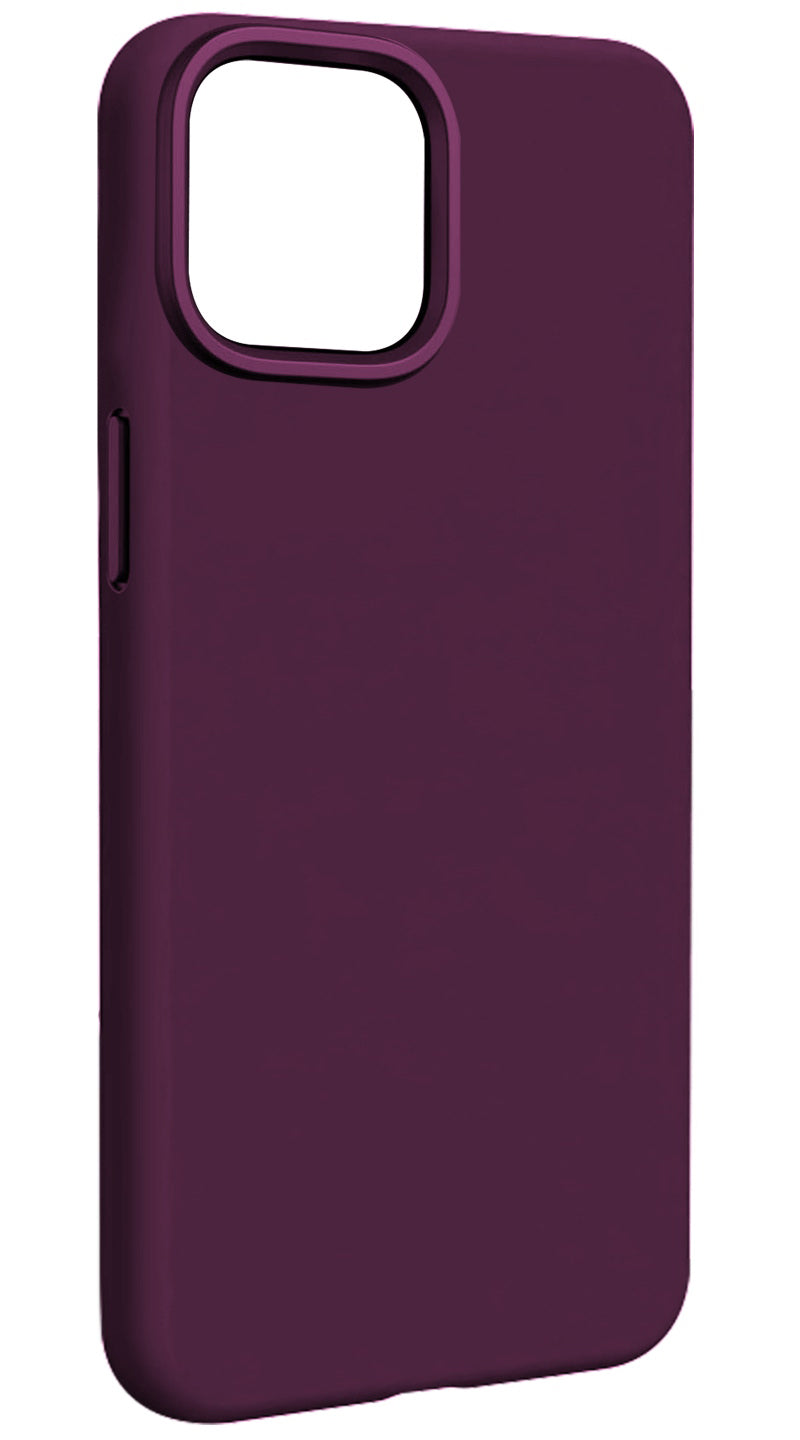MagSafe-kuori Apple iPhone 15:lle, Etteri, Silicone Mag, Viininpunainen
