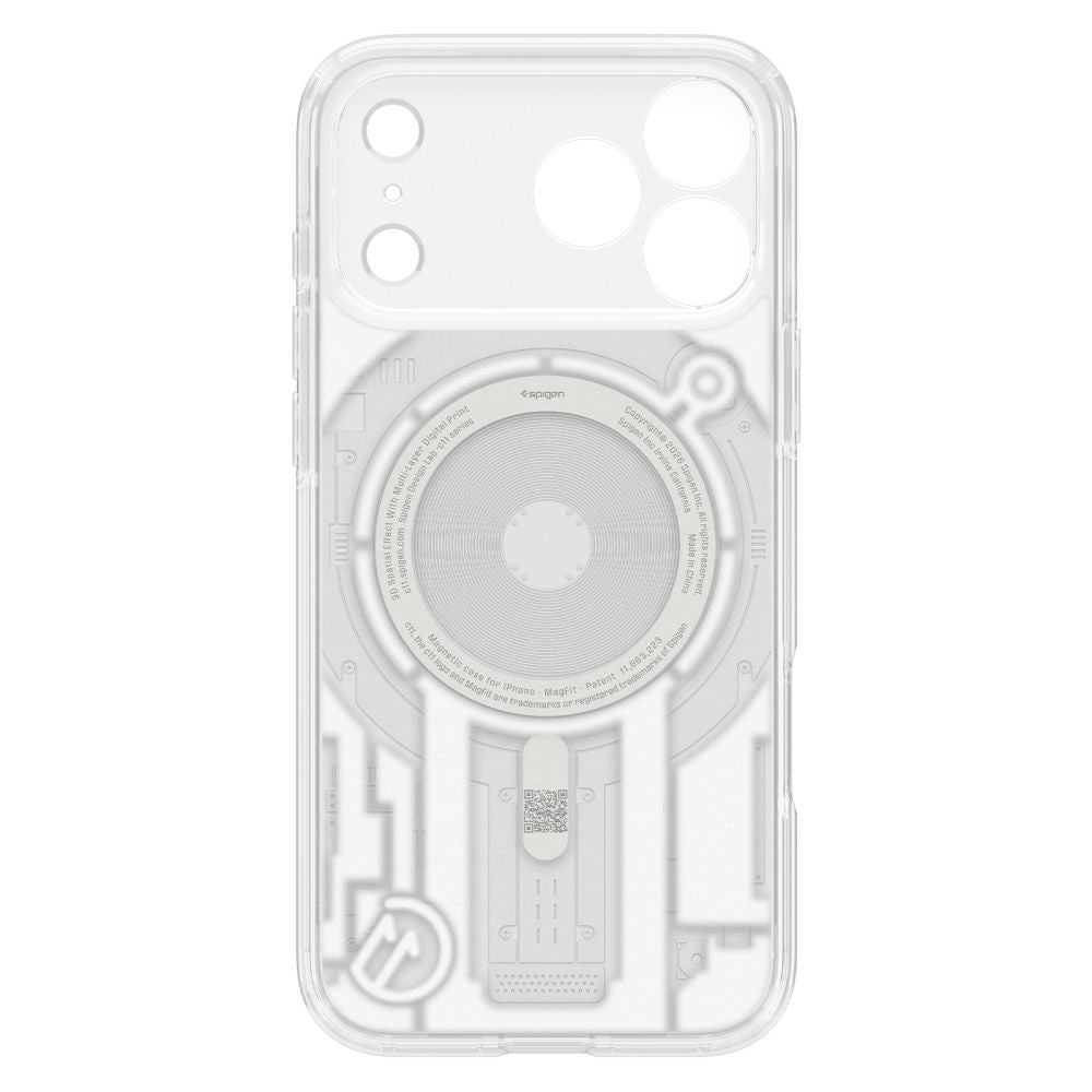 MagSafe Case for Apple iPhone 18 Pro / 17 Pro, Spigen, C11 Ultra Hybrid MagFit Element, White ACS12308