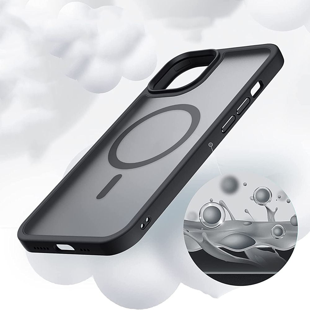 MagSafe-kotelo Apple iPhone 13:lle, Tech-Protect, Magmat, Musta