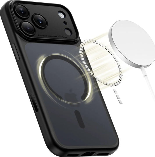 MagSafe Case for Apple iPhone 17 Pro Max, Tech-Protect, MagPeak, Matte Black