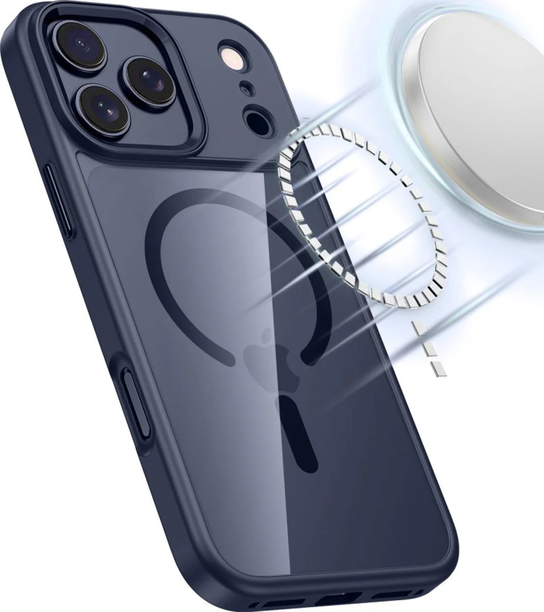 MagSafe-kotelo Apple iPhone 17 Prolle, Tech-Protect, Magmat, Tummansininen