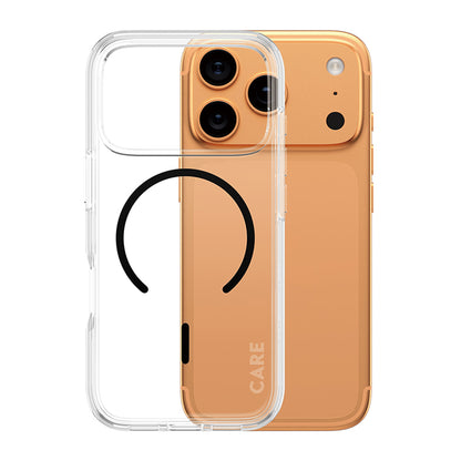 MagSafe-kotelo Apple iPhone 17 Prolle, PanzerGlass, Care Urban Explorer, Valkoinen Läpinäkyvä, Uudelleensuljettu