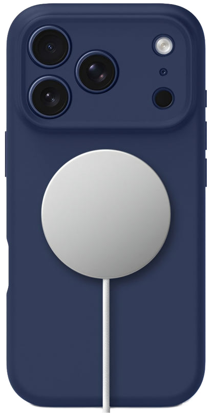MagSafe-kotelo Apple iPhone 17 Prolle, Tech-Protect, Silikoni, Tummansininen