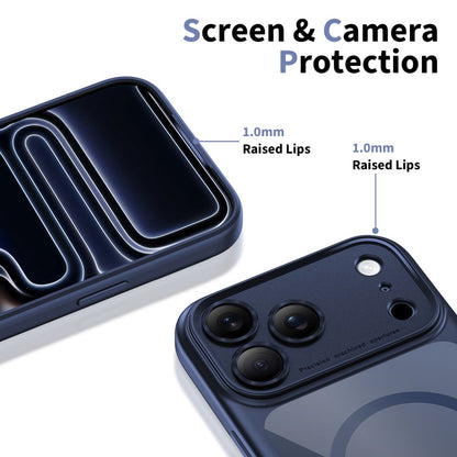 MagSafe Case for Apple iPhone 17 Pro Max, Tech-Protect, MagPeak, Navy Blue