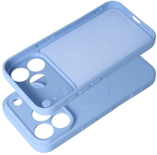 MagSafe-kuori Apple iPhone 18 Pro Max / 17 Pro Max -puhelimelle, OEM, Silicone Mag, vaaleansininen