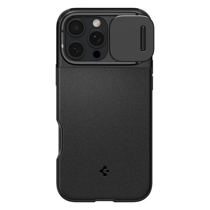 MagSafe Case for Apple iPhone 16 Pro Max, Spigen, OPTIK ARMOR, Black ACS08015 