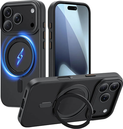 MagSafe-kotelo Apple iPhone 17 Pro Maxille, Tech-Protect, MagRing, Musta
