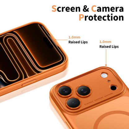 MagSafe-kotelo Apple iPhone 17 Prolle, Tech-Protect, MagPeak, Matta Oranssi