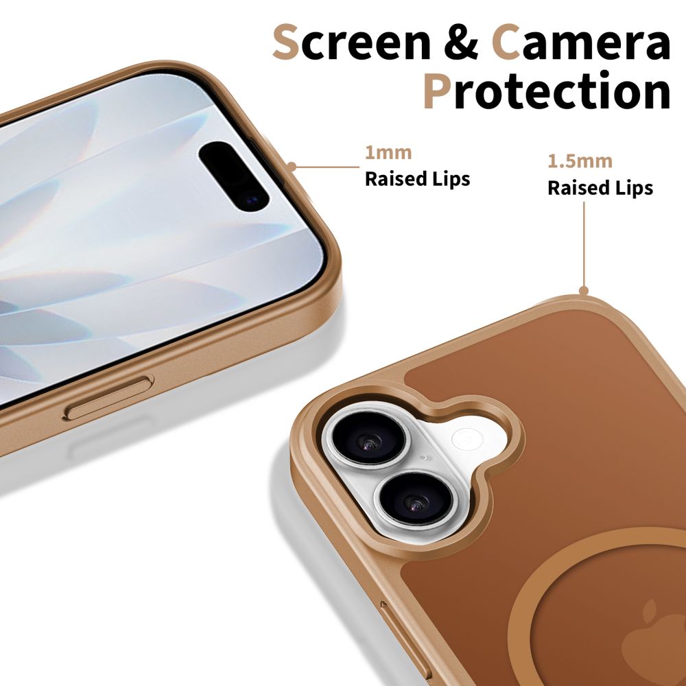 MagSafe-kotelo Apple iPhone 17:lle, Tech-Protect, BasicMag, Ruskea