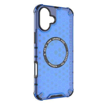 MagSafe-kuori Apple iPhone 16:lle, Techsuit, HoneyComb Shield, Sininen