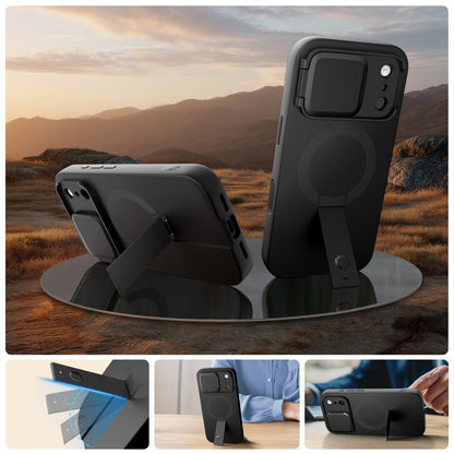 MagSafe-kotelo Apple iPhone 17 Pro Maxille, Tech-Protect, Kevlar Aura, Musta