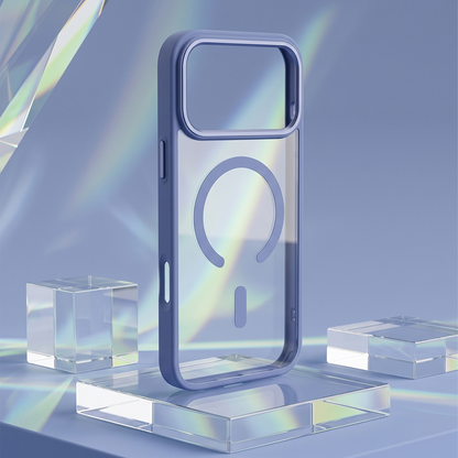 MagSafe Case for Apple iPhone 18 Pro Max / 17 Pro Max, OEM, Color Clear Mag, Blue