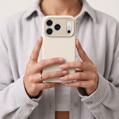 MagSafe-kuori Apple iPhone 18 Pro / 17 Pro:lle, Tech-Protect, Uniq CC, Beige