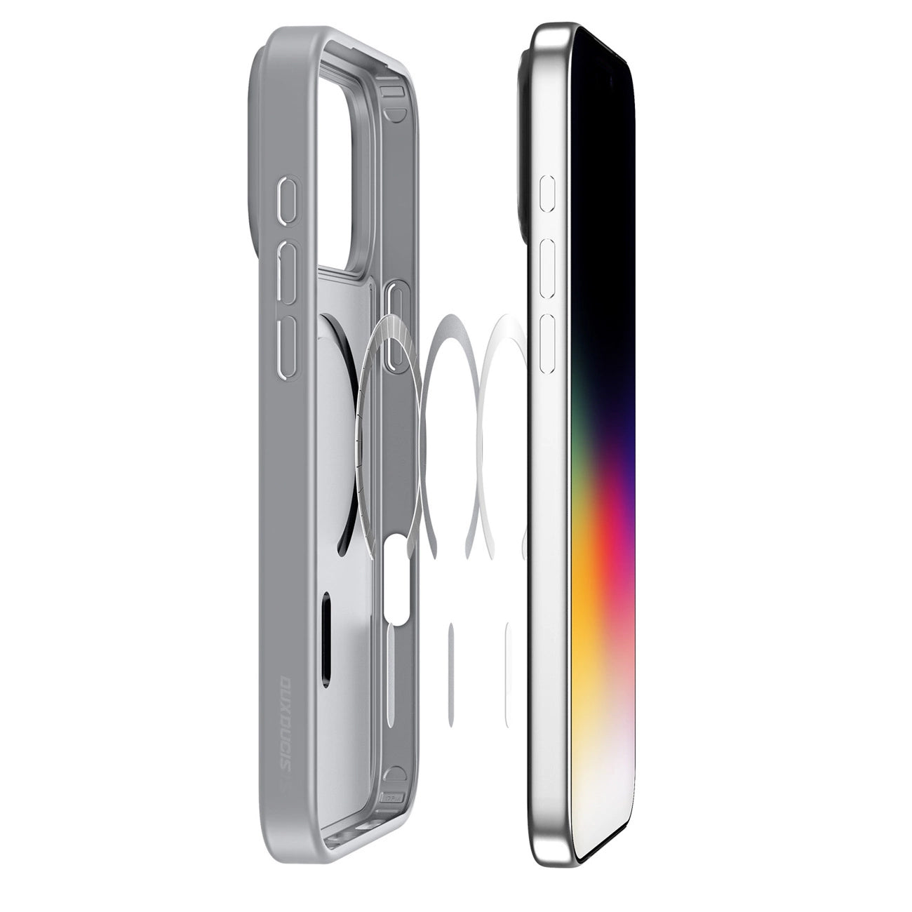 MagSafe-kotelo Apple iPhone 17 Prolle, DUX DUCIS, Yind, Harmaa