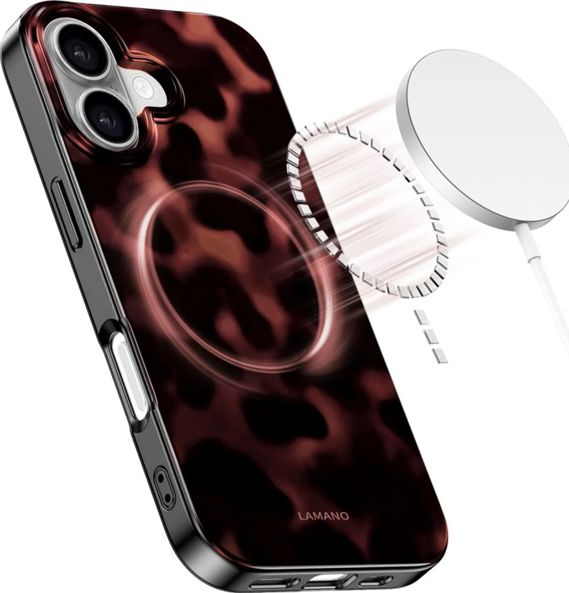 MagSafe-kotelo Apple iPhone 17:lle, Tech-Protect, Lamano Panther, Musta
